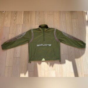 Golf Wang Quarter Zip Track Jacket (Medium - Green)